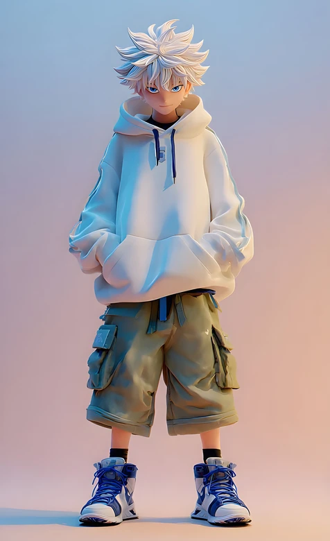 奇犽·揍敌客 3D写实风 全职猎人超酷手机壁纸