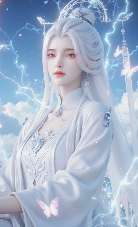 白发仙侠动漫人物《剑来》剑妈·国风唯美仙侠壁纸 高人气古风壁纸