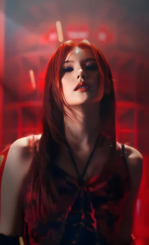 红发御姐·写实光影风 原创高质感手机壁纸热款