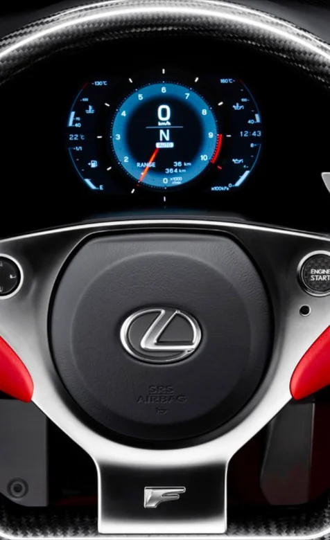 雷克萨斯-凌志跑车仪表盘高清手机壁纸