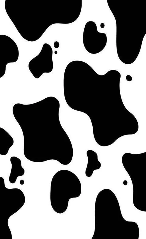 豹纹黑白手机壁纸