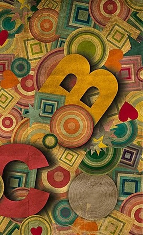 多彩安卓手机壁纸桌面-创意字母B