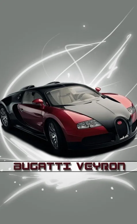 黑红色系全球最贵跑车-布加迪威航-手机桌面壁纸