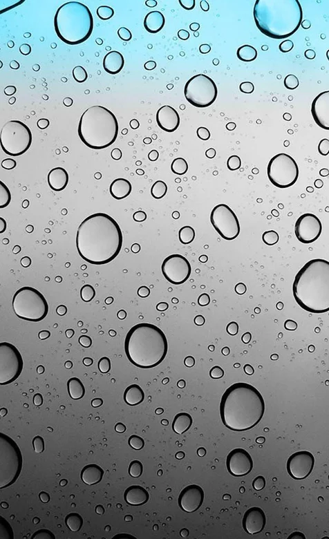 玻璃水珠苹果品牌手机壁纸