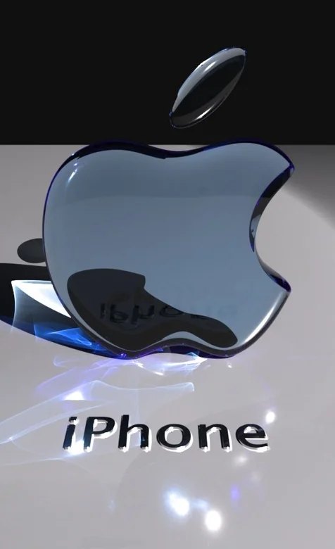 水晶IPhone立体苹果手机壁纸