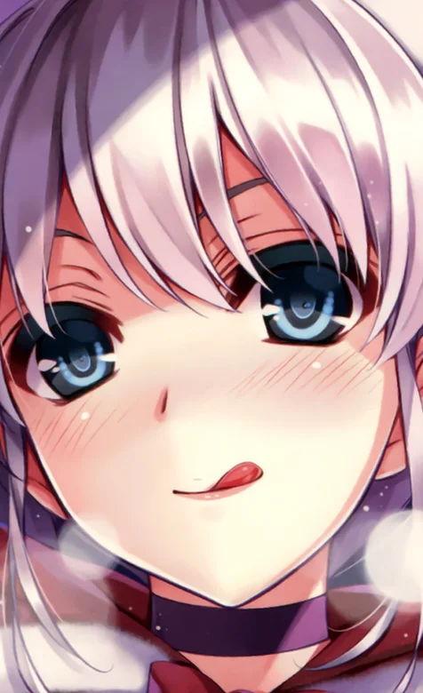 大眼动漫圣诞美少女高清晰手机壁纸