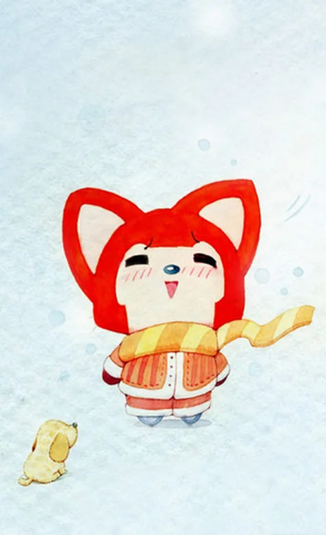著名可爱动画形象-阿狸系列手机壁纸