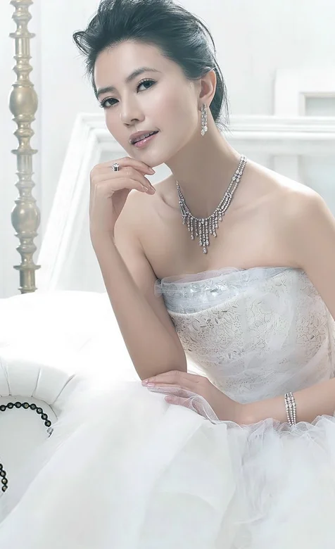 高圆圆唯美婚纱手机壁纸