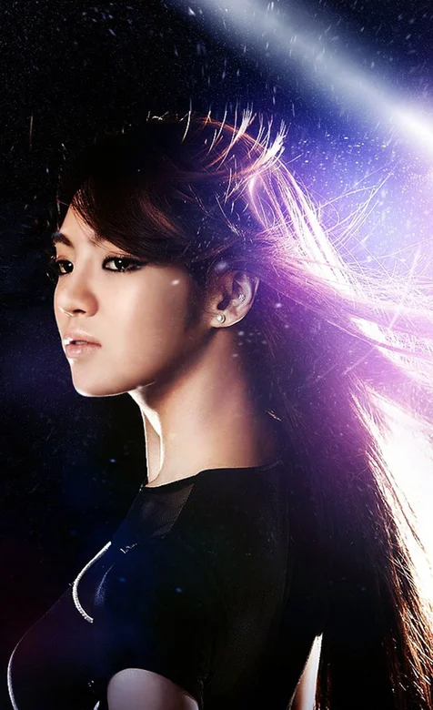 韩国美女组合炫彩手机壁纸