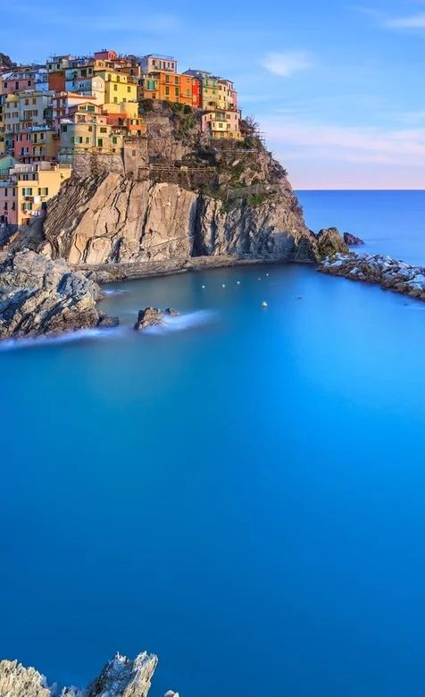 海边的小镇高清IPhone5s手机壁纸免费下载