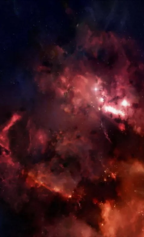 遮住了月亮的黑色云彩手机壁纸