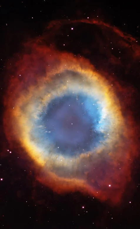 红色黑洞手机壁纸