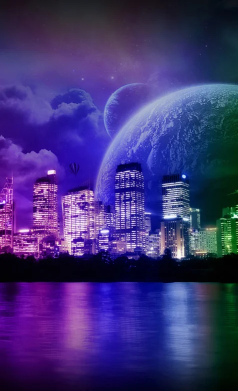 高清合成奇特建筑手机壁纸