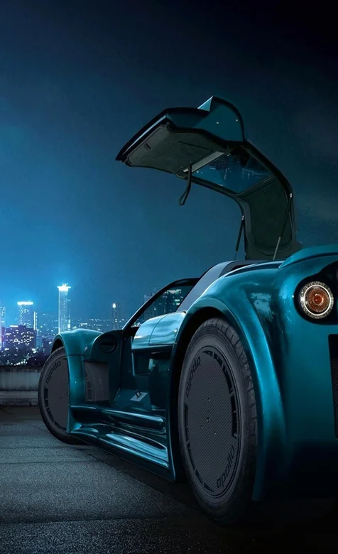 蓝色概念跑车苹果手机壁纸系列
