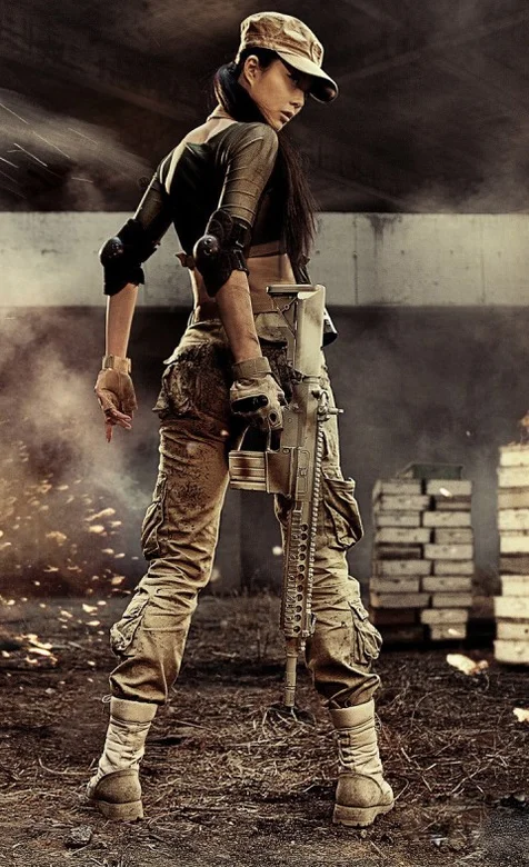 游戏COSPLAY帅气美女手机壁纸