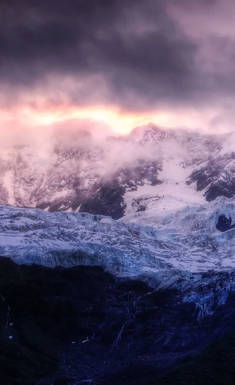 雪山风景心旷神怡