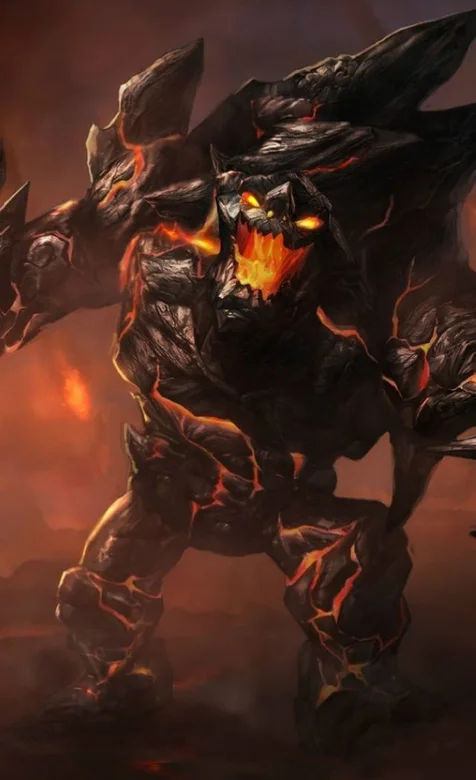 英雄联盟熔岩巨兽5S手机壁纸