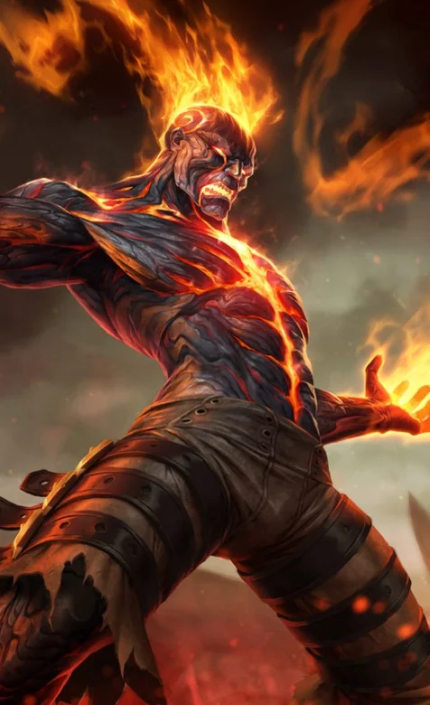 游戏英雄联盟 复仇焰魂 布兰德手机壁纸