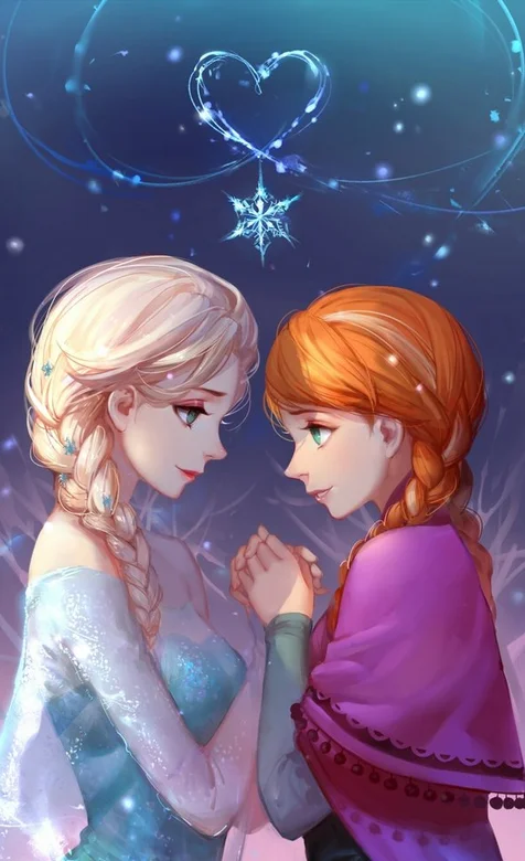 冰雪奇缘Elsa同人插画iPhone 4S壁纸