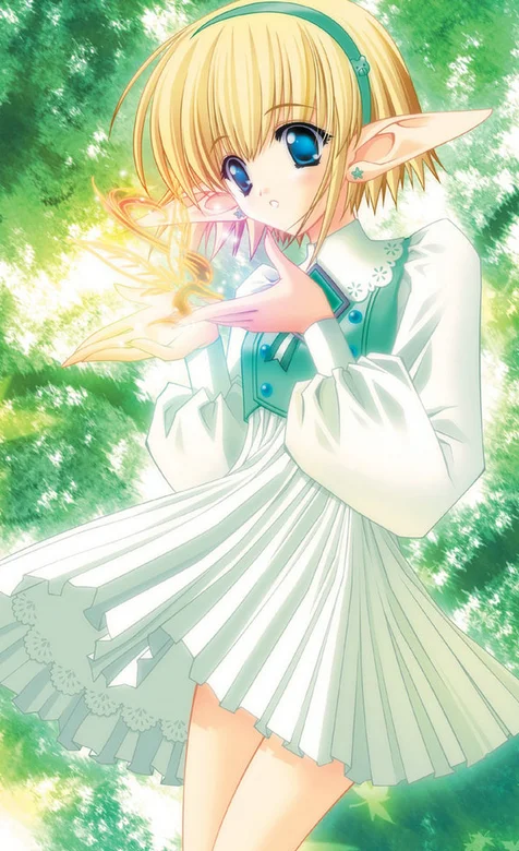 美少女精灵手机图片