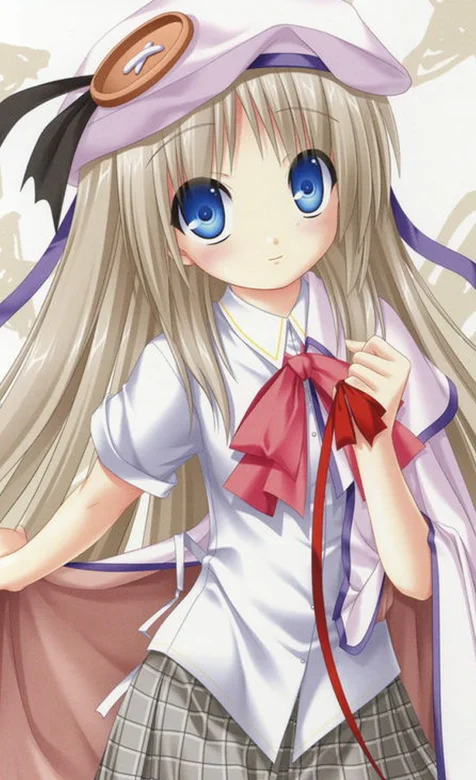 可爱的日本动漫大眼少女手机壁纸