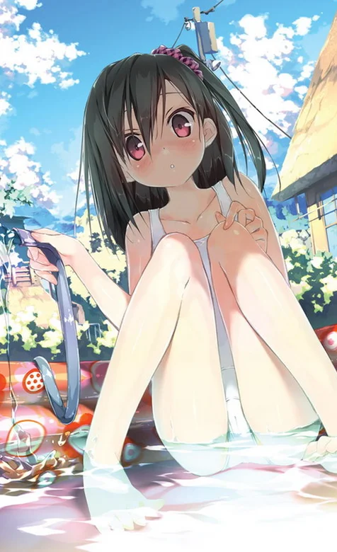 动漫大眼妹子也可以这么诱惑