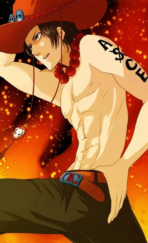 海贼王系列手机壁纸之火拳艾斯安卓壁纸