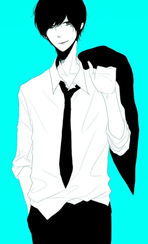 动漫素描帅哥手机桌面