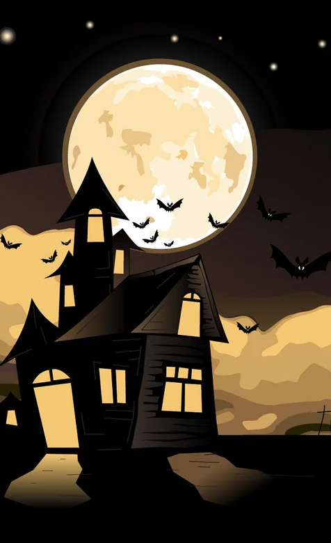 动漫神秘的城堡手机桌面图片下载