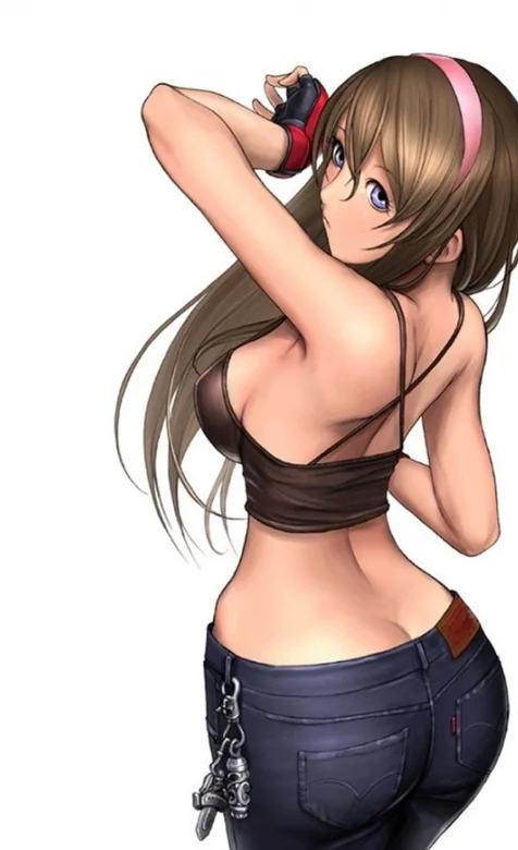 大臀性感动漫美女手机图片