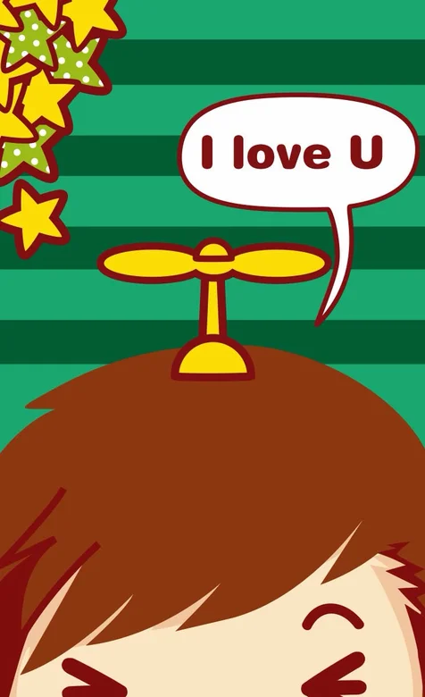 卡通手机壁纸条纹背景