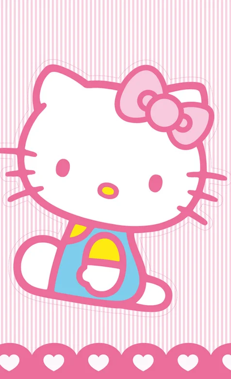 标准粉红HELLOKITTY手机形象图片