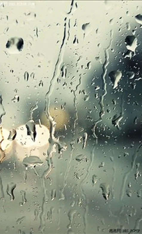 雨中的窗外手机壁纸