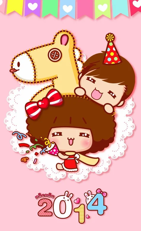 摩丝摩丝新年手机桌面壁纸