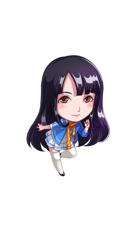 林宛瑜在爱情公寓中的卡通形象手机壁纸