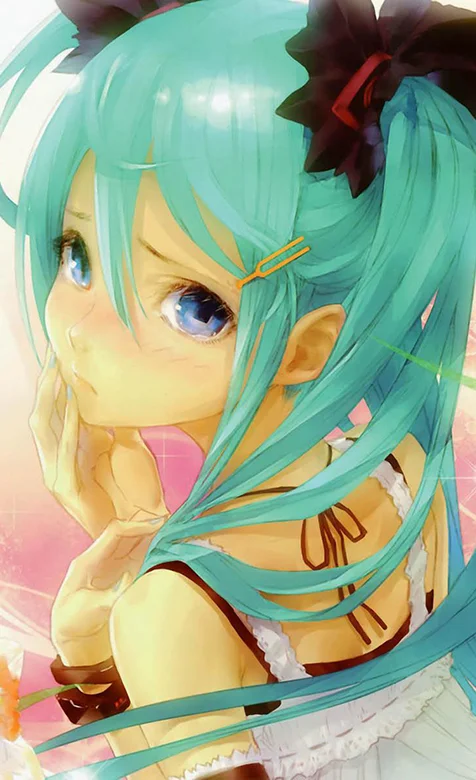 初音动漫画像手机桌面