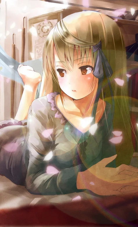 唯美动漫女孩手机图片大全