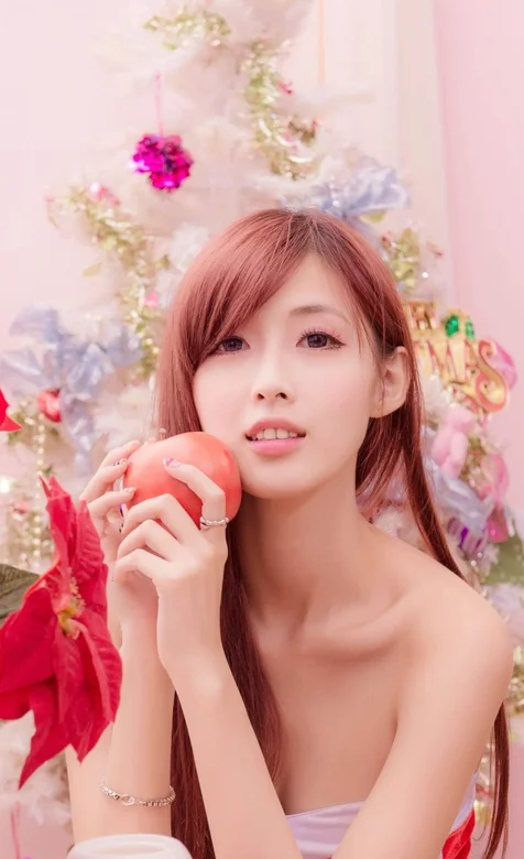 唯美美女的红色回忆高清手机壁纸