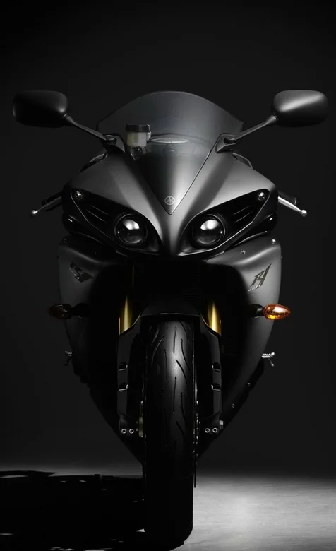 黑色重机车帅气手机壁纸下载