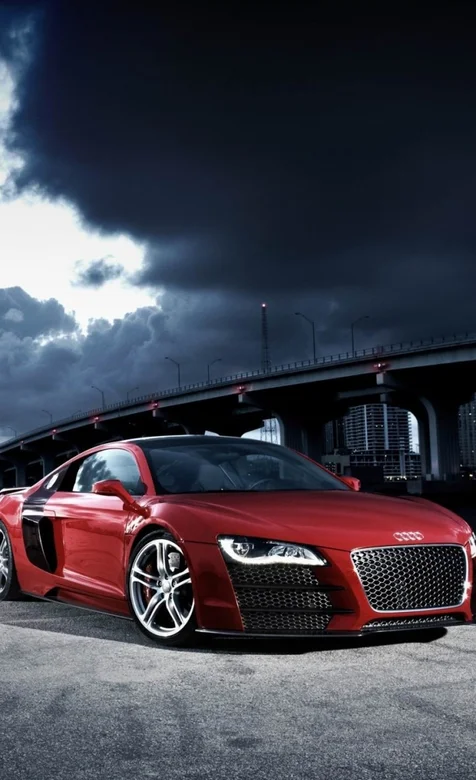红色奥迪高清手机桌面下载