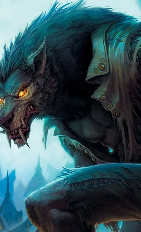 游戏手机壁纸- doto中的狼人