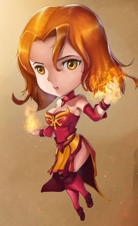 刀塔2法师英雄Q版手机桌面