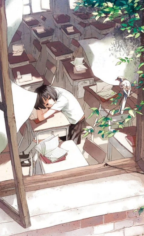 教室里的女孩动漫手机桌面下载