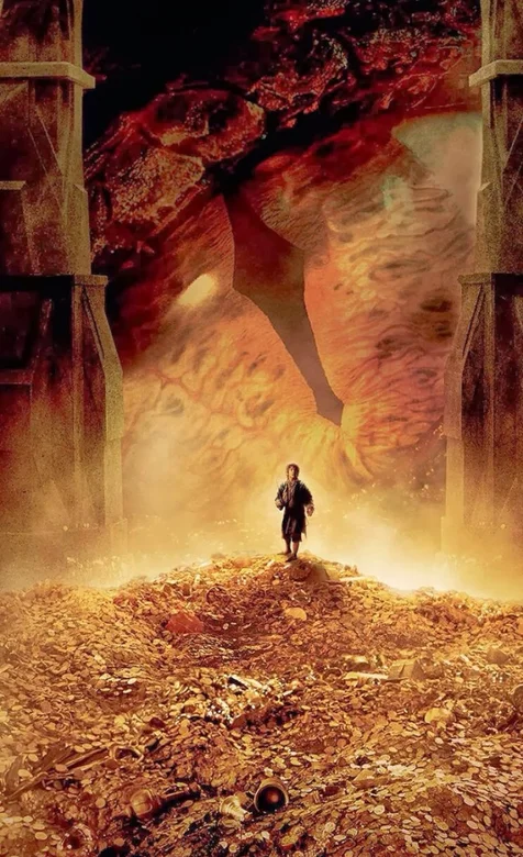 霍比特人2系列手机桌面之龙与宝藏