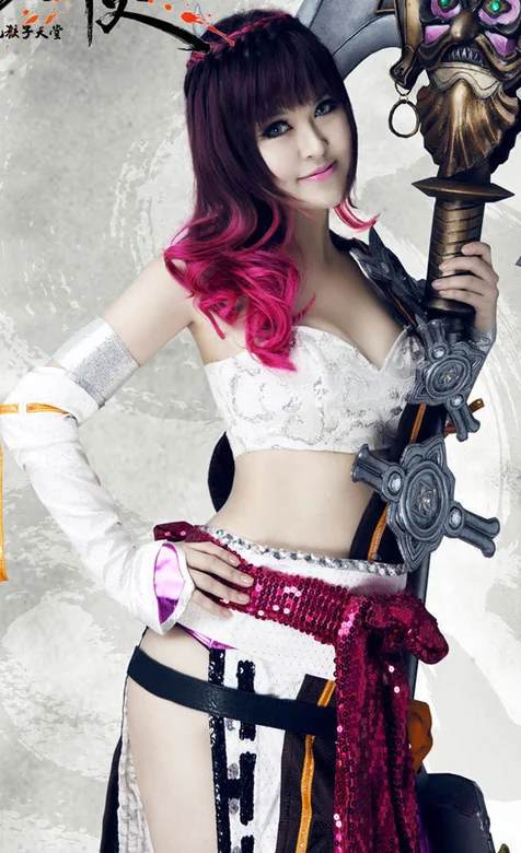 高清《剑灵》COSPLAY美女手机桌面