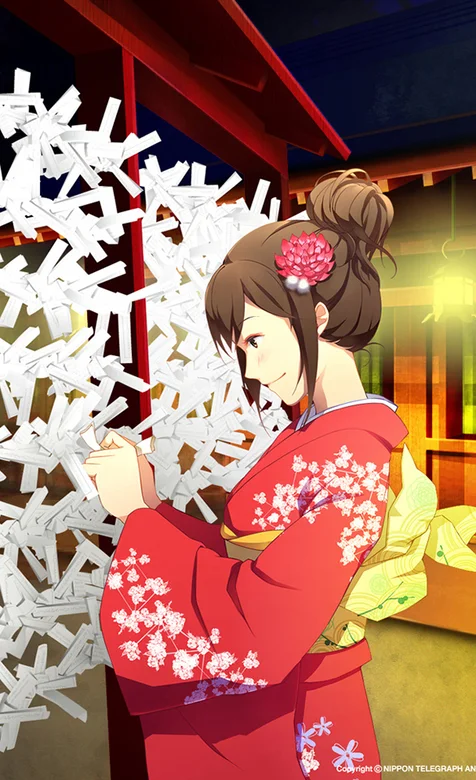 日本和服少女高清苹果手机壁纸