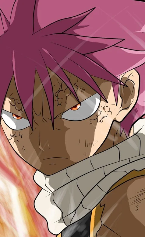 妖精的尾巴紫红色头发的人物手机壁纸