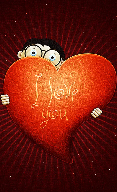 爱心的创意手机壁纸下载