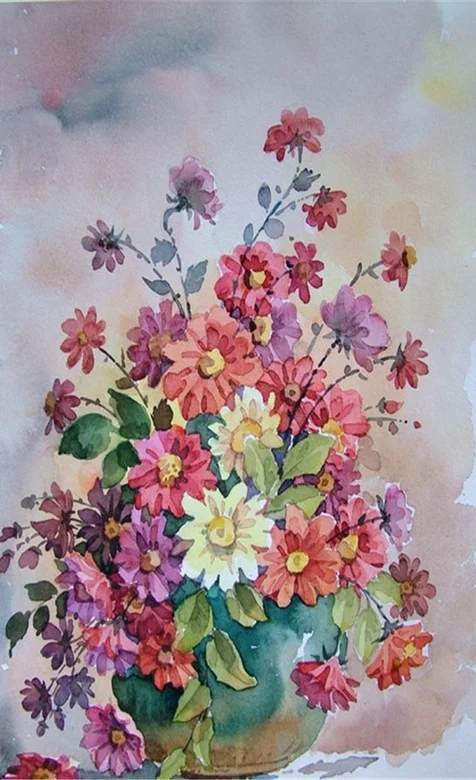 油画花卉创意手机壁纸下载