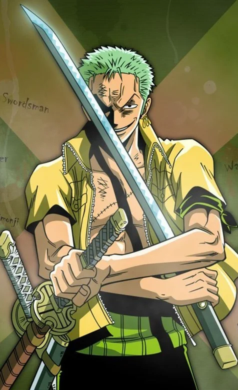 海贼王双刀索隆手机壁纸下载